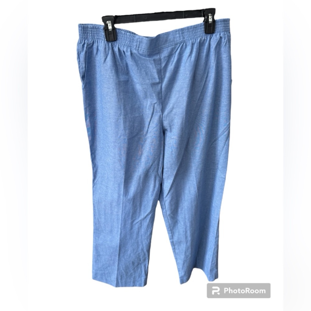 Alfred Dunner linen pants size 18 NWT